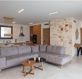 3 bedroom villa with pool & sea view, near Acharavi, sleeps 6